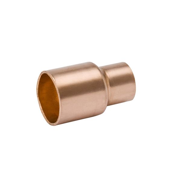 Coupling, 1/4" x 1/8" OD, Copper, Reducing
